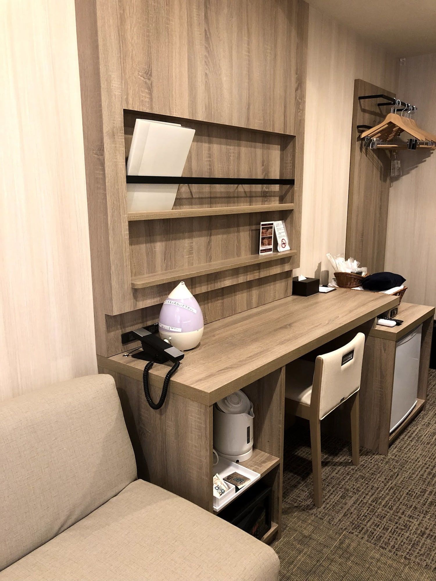 Équipements de la chambre